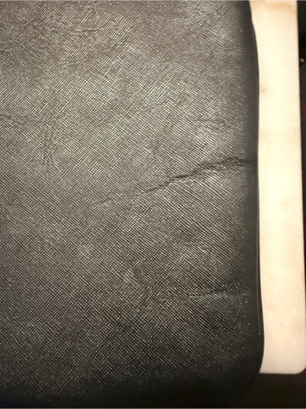 MCM Black Leather Laptop Sleeve with Silver Logo - Picture 2 of 5